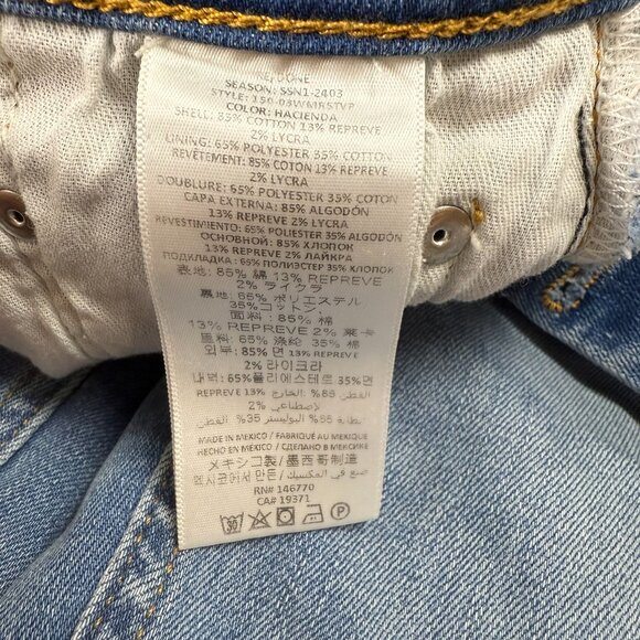 Re/Done Mid-Rise Stovepipe Women's Jeans Size 29 Hacienda NWT Designer Denim - Picture 6 of 16